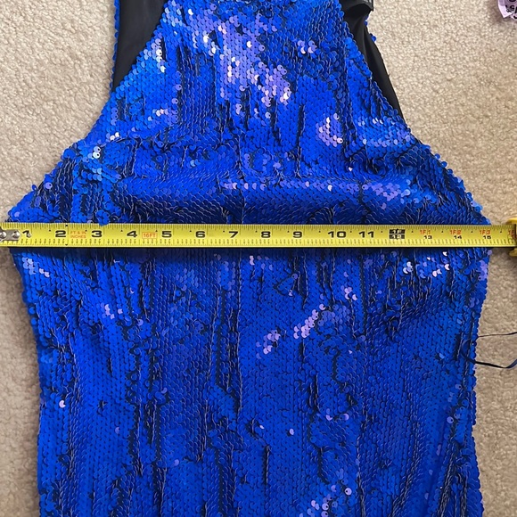 ZARA BLUE SEQUIN DRESS - Picture 7 of 17